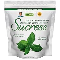 Andrew Lessman Sucress Stevia Sweetener 100 Packets - Natural Non-Caloric Stevia Leaf Sweetener, Zero Calories, Non-GMO, No Added Sugar, Carbohydrates or Flavors, No Artificial Sweeteners.