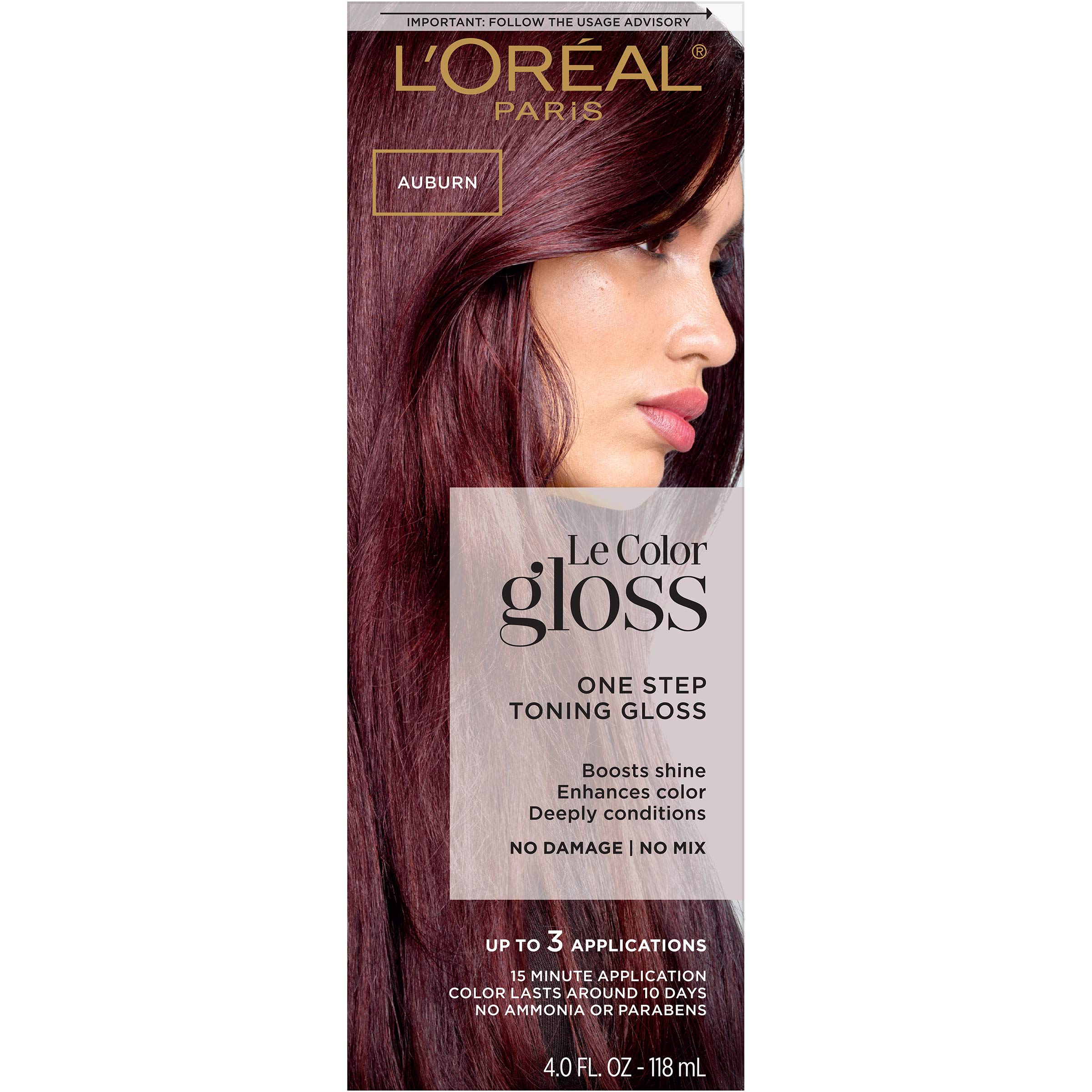 Mua L'Oreal Paris Le Color One Step Toning Hair Gloss, Auburn, 4 Ounce trên  Amazon Mỹ chính hãng 2023 | Fado