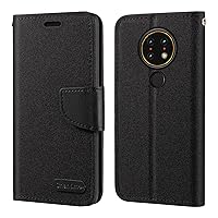 AGM H3 Case, Oxford Leather Wallet Case with Soft TPU Back Cover Magnet Flip Case for AGM H3 (5.7”)