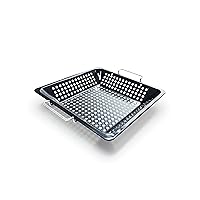 GrillPro 98121 Square Wok Topper, 12 Inch, Black
