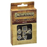 Q WORKSHOP Pathfinder Mummy's Mask Rpg Ornamented Dice Set 7 Polyhedral Pieces