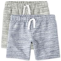 The Children's Place Boys Marled French Terry Shorts 2-Pack