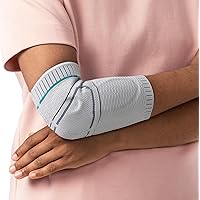 Elbow Support - Stabilizes and Relieves the Elbow, Helps to Alleviate and Prevent Pain During Everyday Activities - Grey, Size 3