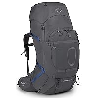 Osprey Aether Plus 70L Men's Backpacking Backpack, Eclipse Grey, L/XL