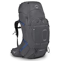 Osprey Aether Plus 70L Men's Backpacking Backpack, Eclipse Grey, Large/X-Large