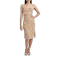 BCBGeneration Women's Mini Dress with Cut Out and Lace Up Detail