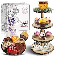 Rustic Cupcake Stand - Rustic Cake Stand - Wedding Cake Stand - Rustic Wedding Decor - Wooden Cupcake Stand - Wood Cake Stand - Winnie the Pooh Baby Shower Decorations - Woodland