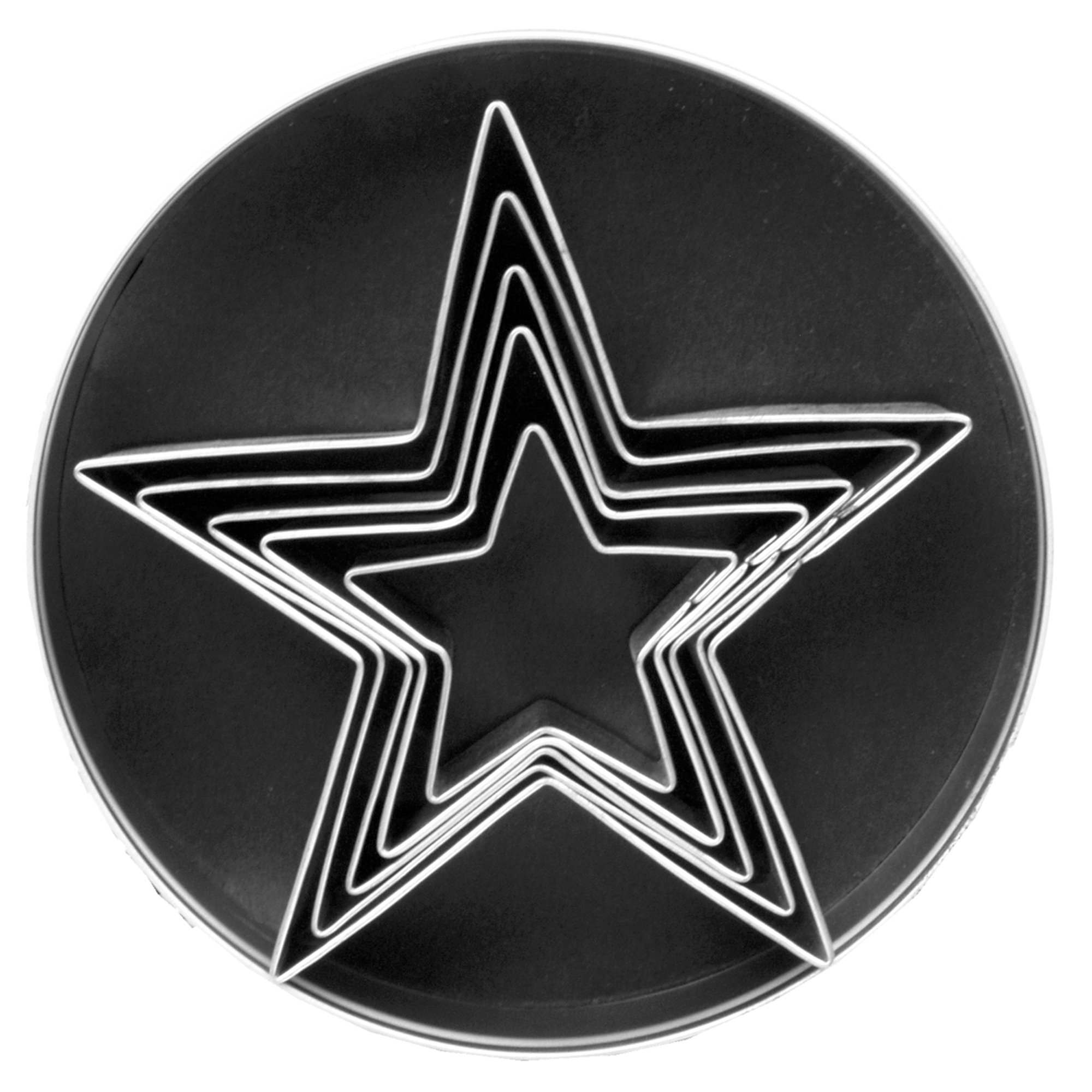 Fox Run Stainless Steel Star Cookie Cutters, 1 x 3.5 x 3.5 inches, Metallic