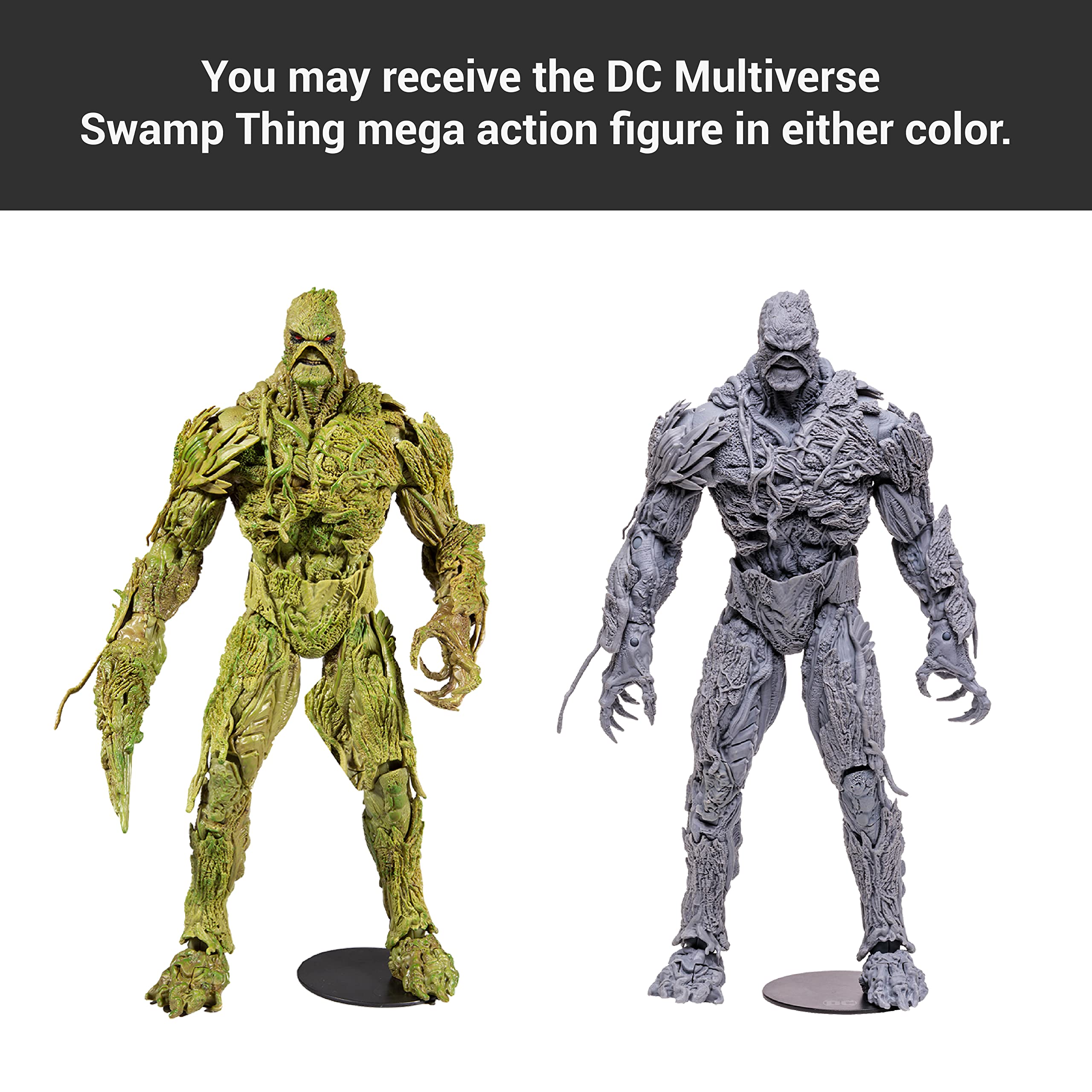 McFarlane Toys - DC Multiverse Swamp Thing Mega Action Figure with Accessories (Figure Style May Vary)