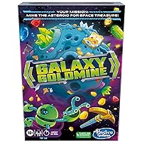 Hasbro Gaming Galaxy Goldmine Game, Family Strategy Card Games for Kids Ages 10+, Teens, and Adults, 2-6 Players, Fun Family Card Games, Family-Friendly Party Games