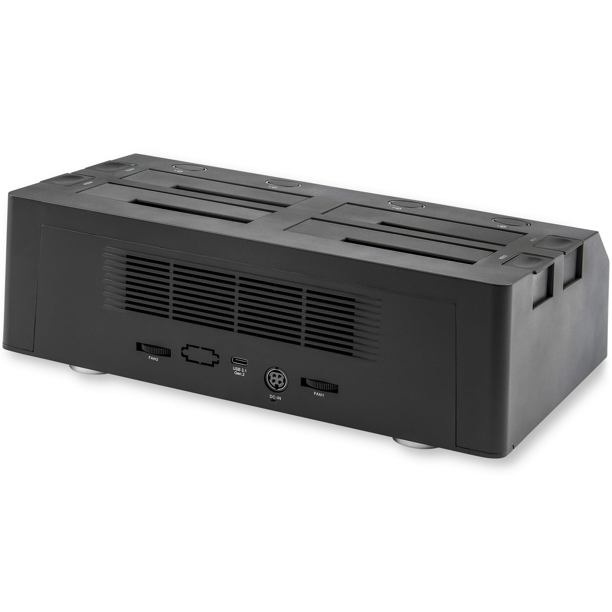 StarTech.com 4-Bay USB 3.1 to SATA Hard Drive Docking Station, 10Gbps USB Hard Drive Dock, External 2.5/3.5