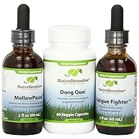 Native Remedies Dong Quai, MellowPause, and Fatigue Fighter UltraPack
