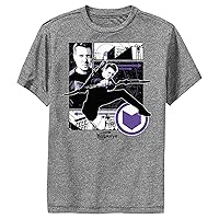 Marvel Hawkeye Mash Up Poster Boys T-Shirt