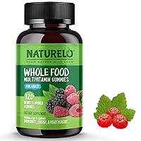 Whole Food Vitamin Gummies for Adults - Chewable Gummy Multivitamin for Men & Women - 120 Vegan Gummies (Packaging May Vary)