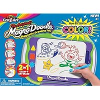 Cra-Z-Art Magna Doodle in Color For 36 months to 1200 months With Portable Magnetic Board with Eraser, Brown/a