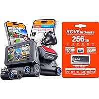 ROVE R3 Dash Cam | 256GB Micro SD Card