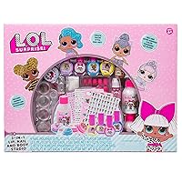 L.O.L. Surprise! 3-in-1 Lip,Nail & Body Studio by Horizon Group USA.DIY Beauty Activity Kit.Make Color Changing Lip Glosses,Mix Fragrances To Make Unique Scents.Add Glitter To Your Nail Polish & More.