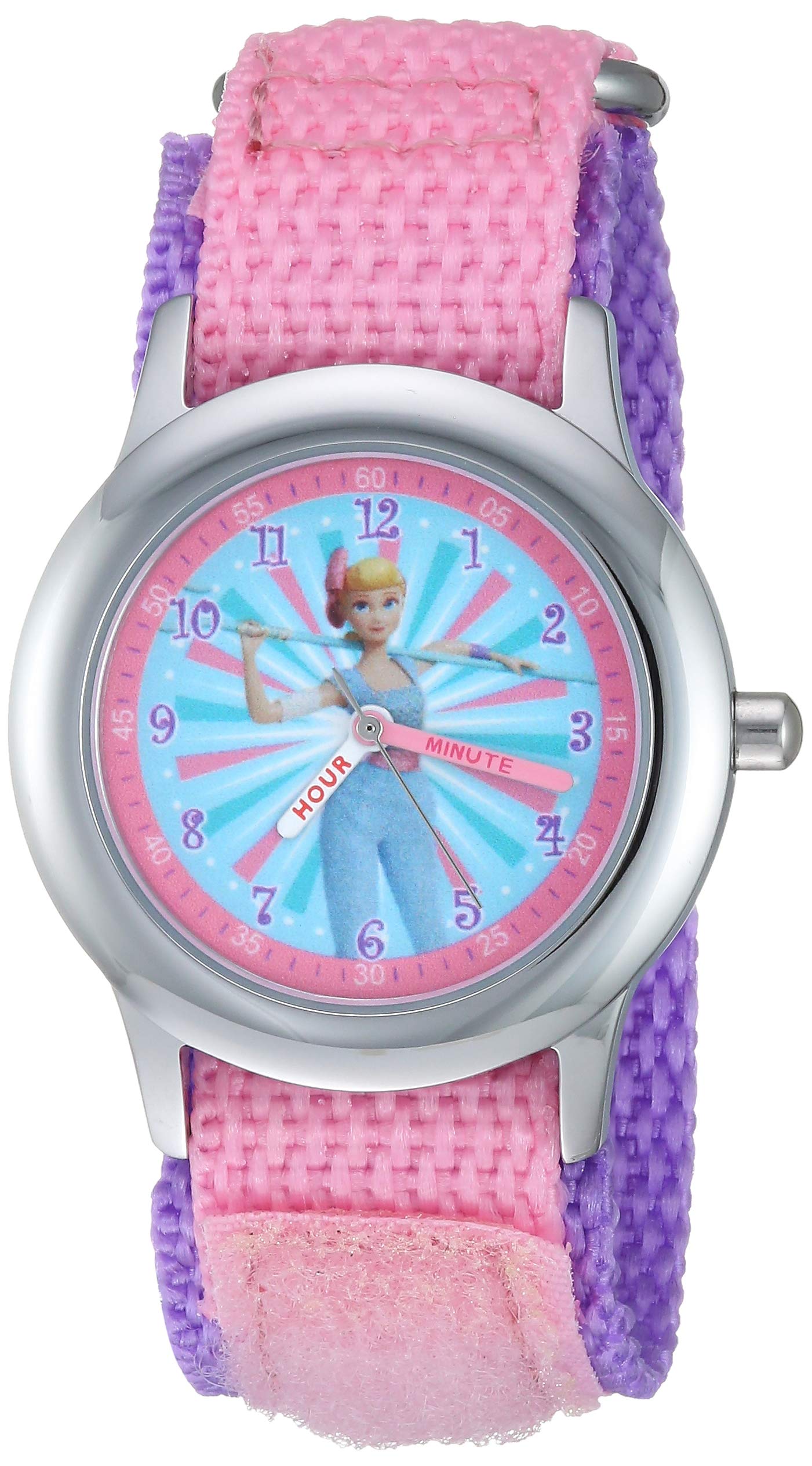 Disney Toy Story Kids' Stainless Steel Time Teacher Analog Quartz Nylon Strap Watch