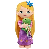 Disney Princess Lil' Friends Rapunzel & Pascal 14-inch Plushie Doll and Accessories, Kids Toys for Ages 3 Up by Just Play