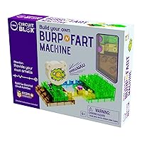 E-Blox Building Blocks STEM Circuit Kit, Build Your Own Burp & Fart Machine, Add Funny Sounds to Brick & Structure Science Projects, Birthday & Gag Gift, Boys, Girls, 5+