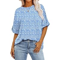 ANRABESS Women's Oversized T Shirts Short Sleeve Crewneck Summer Tops Casual Loose Basic Tee Shirts 2024 Trendy Clothes