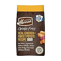 Merrick Premium Grain Free Dry Adult Dog Food, Wholesome And Natural Kibble With Real Chicken And Sweet Potato - 30.0 lb. Bag