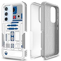 Case for Samsung Galaxy A54 5G, R2D2 Astromech Droid Robot Pattern Shock-Absorption Hard PC and Inner Silicone Hybrid Dual Layer Armor Defender Case for Samsung Galaxy A54