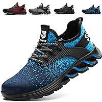 SUADEX Steel Toe Shoes for Men,Work Safety Indestructible Shoe for Men Women Lightweight Breathable Composite Toe Sneakers