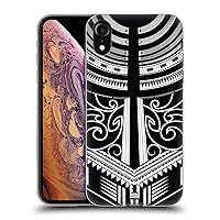 Body Art Samoan Tattoo Soft Gel Case Compatible with Apple iPhone XR