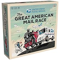 USPS Great American Mail Race: A Letter-Carrying Family Board Game for Kids 10+ and Adults