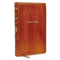 KJV, Personal Size Reference Bible, Sovereign Collection, Leathersoft, Brown, Red Letter, Comfort Print: Holy Bible, King James Version KJV, Personal Size Reference Bible, Sovereign Collection, Leathersoft, Brown, Red Letter, Comfort Print: Holy Bible, King James Version Imitation Leather