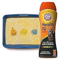 ARM & HAMMER Health IQ Cat Litter Additive, with Color Changing Health Indicators, Works with Most Litter, 10 oz