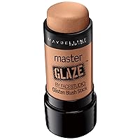 New York Face Studio Master Glaze Glisten Blush Stick, Warm Nude, 0.24 Ounce