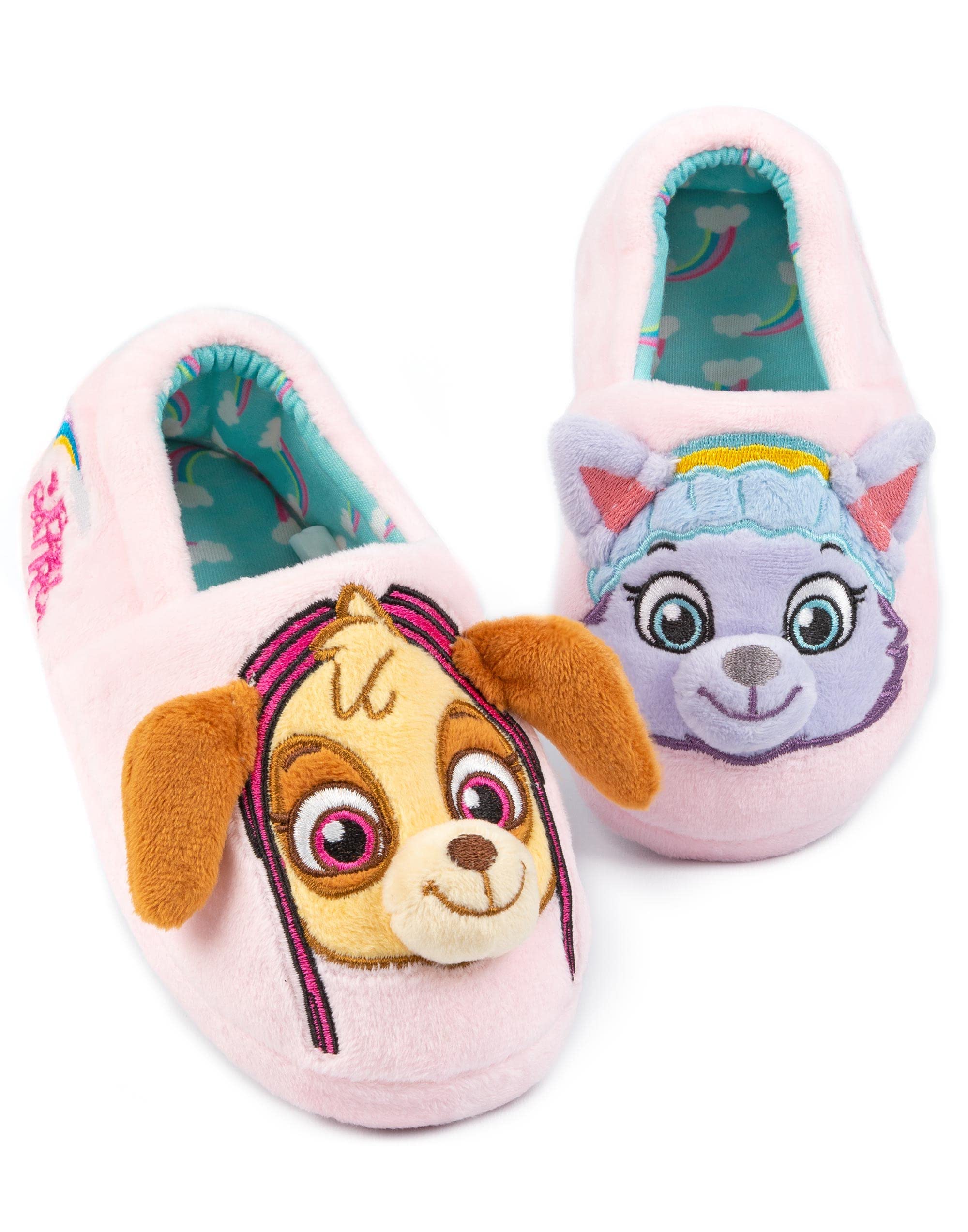 Paw Patrol Slippers Kids Girls 3D Ears Everest Skye Pink House Shoes