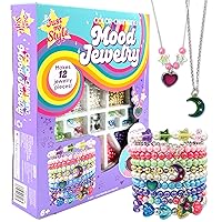 Just My Style Color-Changing Mood Jewelry Making Kit, Bracelet & Necklace Making Kit, Arts & Crafts Kit for Girls & Boys Ages 6-10
