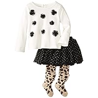 Mud Pie Baby Girls' Leopard Skirt Set