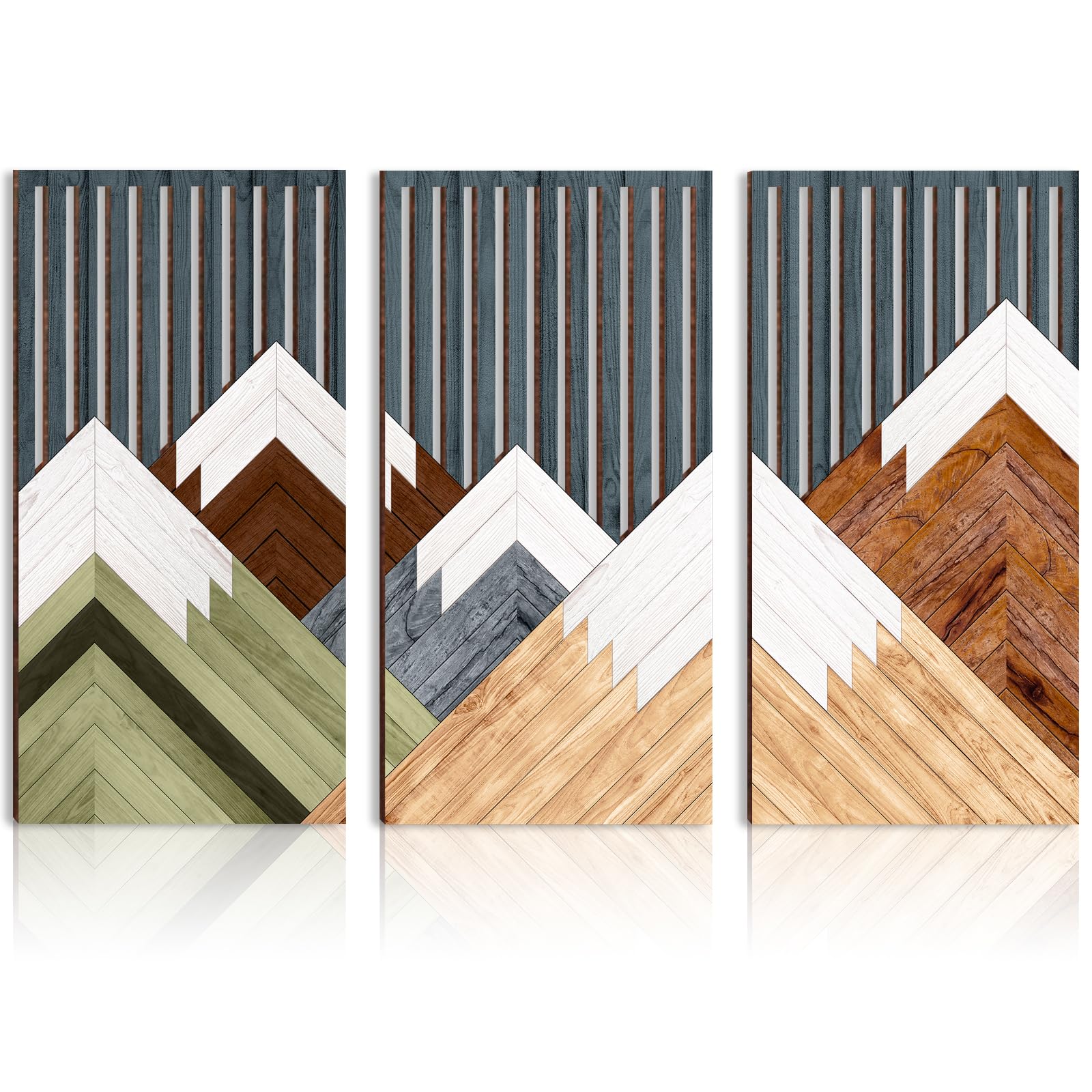 Mua IARTTOP Abstract Mountain Wall Art Geometric Forest Nature ...