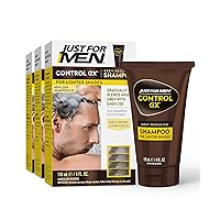 Control GX Grey Reducing Shampoo for Lighter Shades of Hair, Blonde to Medium Brown, Gradual Hair Color, 4 Fl Oz - Pack of 3 (Packaging May Vary)