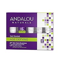 Andalou Naturals Age Defying Get Started Kit 5 Piece Set, Fresh