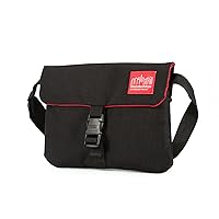 Manhattan Portage Jones Shoulder Bag (water resistant, men, women, thin, flap, buckle closure, shoulder strap)