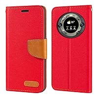 for Blackview BV9300 Pro Case, Oxford Leather Wallet Case with Soft TPU Back Cover Magnet Flip Case for Blackview BV9300 Pro (6.7”)