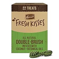 Merrick Fresh Kisses Natural Dental Chews Infused With Coconut And Botanical Oils For Large Dogs Over 50 Lbs - 22 ct. Box