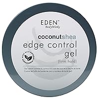 EDEN BodyWorks Coconut Shea Control Edge Glaze | 6 oz | Firm Hold, No Build Up, Moisturize, Add Shine - Packaging May Vary