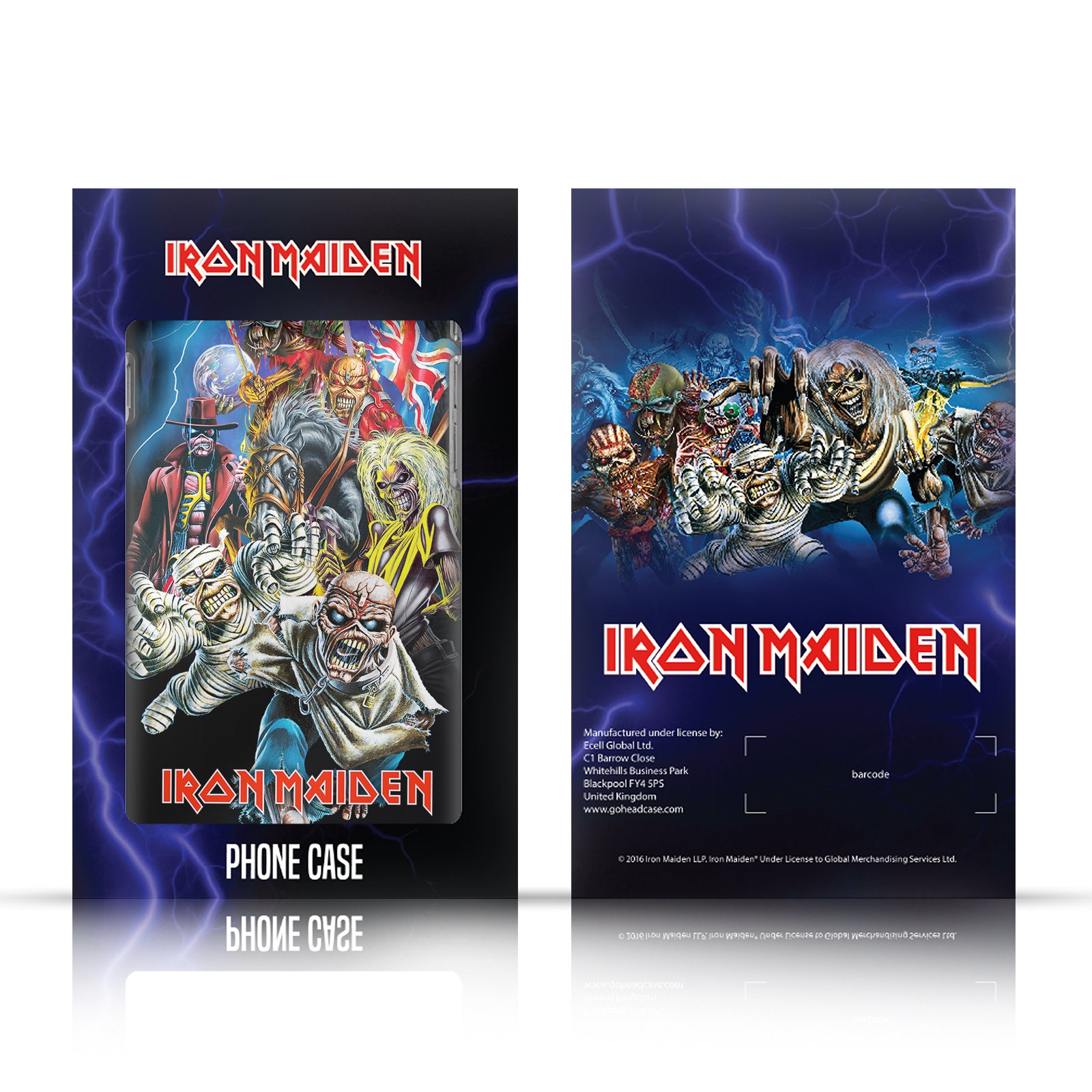Head Case Designs Officially Licensed Iron Maiden Killers Album Covers Soft Gel Case Compatible with Apple iPhone X/iPhone Xs