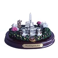 Oval Washington, D.C. Monuments Desk Statue (6.5