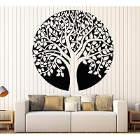 Vinyl Wall Decal Family Circle Tree of Life Celtic Style Nature Stickers Large Decor (1246ig) Purple