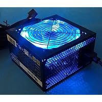 SHARK TECHNOLOGY® ATX-1000-LED Silent 1000W 120mm Blue LED Fan Active PFC Dual PCI-E Gaming PC ATX Power Supply