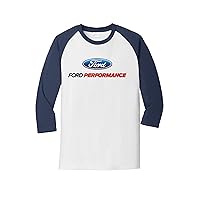 Ford Performance Baseball Tee Ford Car Short Sleeve T-Shirt-Navy-Large
