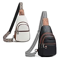 Sling Bag for Women, Crossbody Bags Fanny Pack Chest Bag for Travel