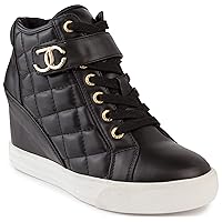 Women's Platform Wedge Sneakers High-Top Shoes-Journey